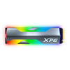 Picture of SSD|ADATA|XPG SPECTRIX S20G|500GB|M.2|PCIE|3D NAND|Write speed 1800 MBytes/sec|Read speed 2500 MBytes/sec|TBW 300 TB|MTBF 2000000 hours|ASPECTRIXS20G-500G-C