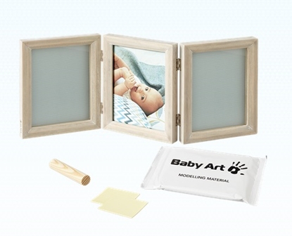 Picture of Baby Art Double Print Frame My baby Touch  komplekts mazuļa pēdiņu/rociņu nospieduma izveidošanai, stormy