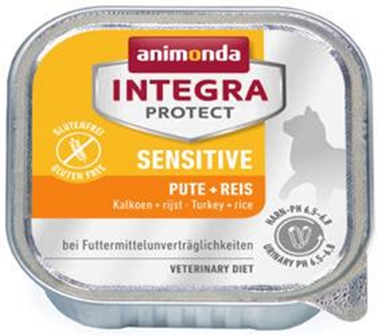 Picture of ANIMONDA Integra Protect Sensitive Turkey with rice - wet cat food - 100g