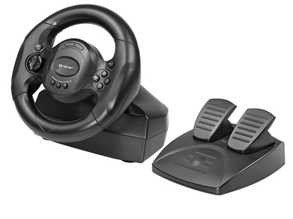 Attēls no Tracer Rayder 4 in 1 Black Steering wheel PC, PlayStation 4, Playstation 3, Xbox One