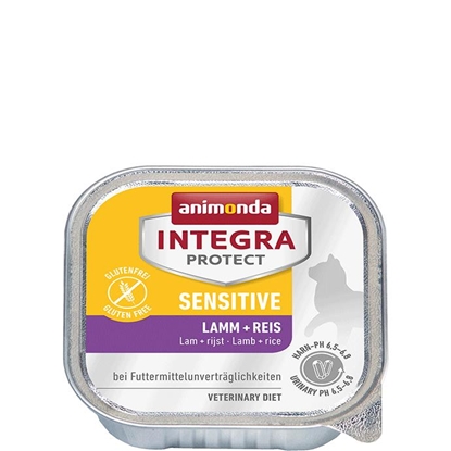 Picture of ANIMONDA Integra Protect Sensitive Lamb with rice - wet cat food - 100g