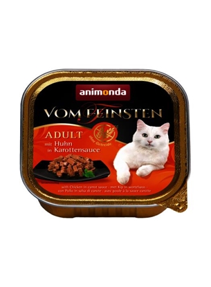 Picture of ANIMONDA Vom Feinsten Adult Chicken in carrot sauce - wet cat food - 100g