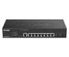 Изображение D-Link DGS-2000-10P network switch Managed L2/L3 Gigabit Ethernet (10/100/1000) Power over Ethernet (PoE) 1U Black