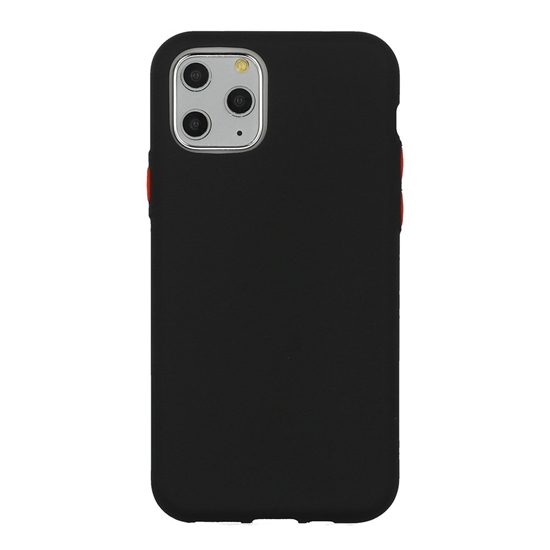 Picture of Mocco Soft Cream Silicone Back Case for Apple iPhone 12 Pro Max Black