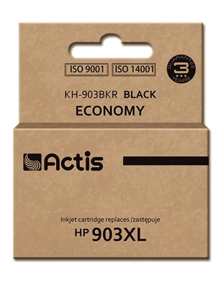 Attēls no Actis KH-903BKR Ink Cartridge (replacement for HP 903XL T6M15AE; Standard; 30ml; black) - New Chip