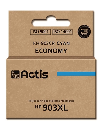 Attēls no Actis KH-903CR ink (replacement for HP 903XL T6M03AE; Standard; 12 ml; cyan) - New Chip