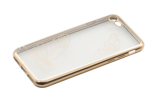 Изображение Tellur Cover Silicone for iPhone 7 Butterfly gold