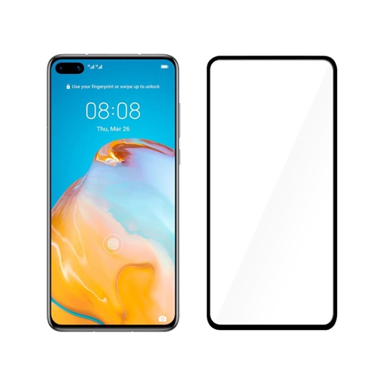 Picture of Tellur Tempered Glass 2.5D Full Cover Full Glue for Huawei P40 black