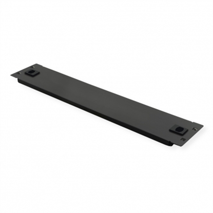 Изображение Roline 19" Blank Panel, Snap-in, 2U, Metal, RAL 9005 black