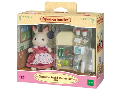 Изображение Sylvanian Families Chocolate Rabbit Mother Set (Fridge)