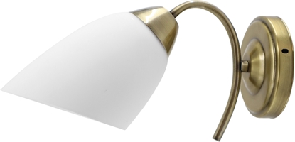 Attēls no Classic single wall lamp Activejet NIKITA Patyna E27 for the living room