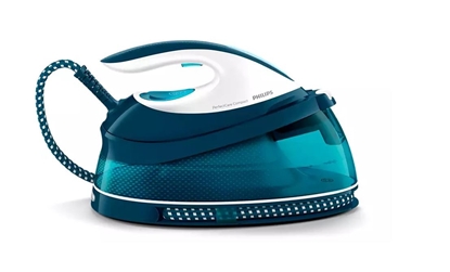 Attēls no Philips GC7844/20 steam ironing station 1.5 L SteamGlide soleplate Aqua colour, White