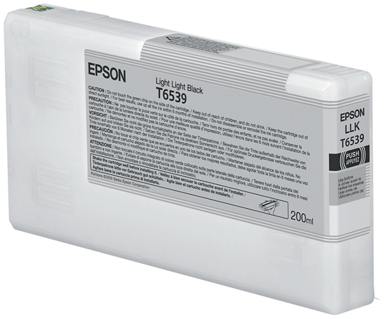 Изображение Epson ink cartridge light light black   T 653 200 ml      T 6539