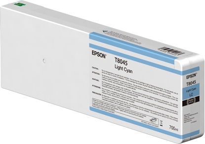 Picture of Epson Singlepack Light Cyan T804500 UltraChrome HDX/HD 700ml