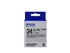 Изображение Epson Label Cartridge Matte LK-6SBE Black/Matt Silver 24mm (9m)
