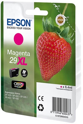 Изображение Epson Strawberry 29XL M ink cartridge 1 pc(s) Original High (XL) Yield Magenta