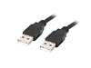 Picture of Lanberg CA-USBA-20CU-0010-BK USB cable 1m 2.0 USB A Black