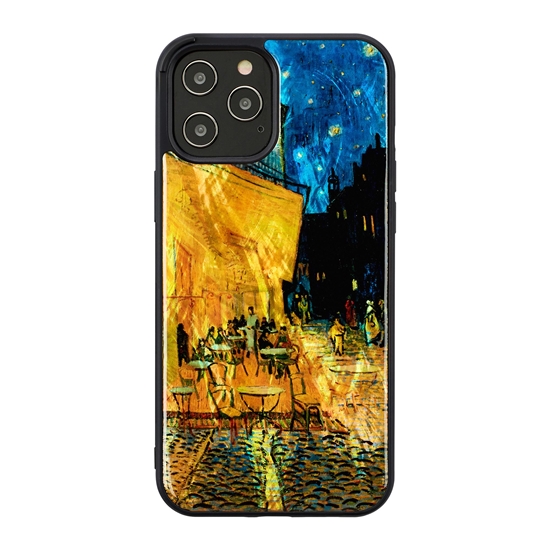 Picture of iKins case for Apple iPhone 12 Pro Max cafe terrace black