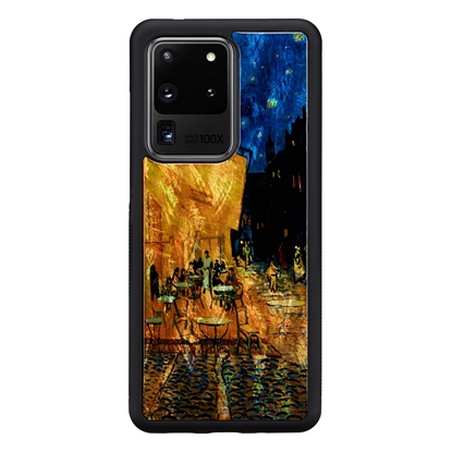 Attēls no iKins case for Samsung Galaxy S20 Ultra cafe terrace black