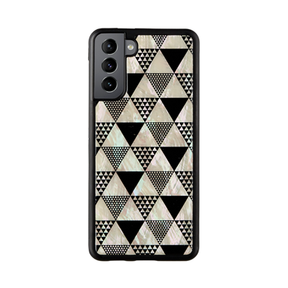 Attēls no iKins case for Samsung Galaxy S21+ pyramid black