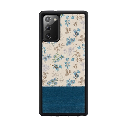 Изображение MAN&WOOD case for Galaxy Note 20 blue flower black