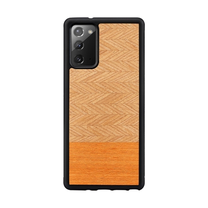 Attēls no MAN&WOOD case for Galaxy Note 20 herringbone arancia black