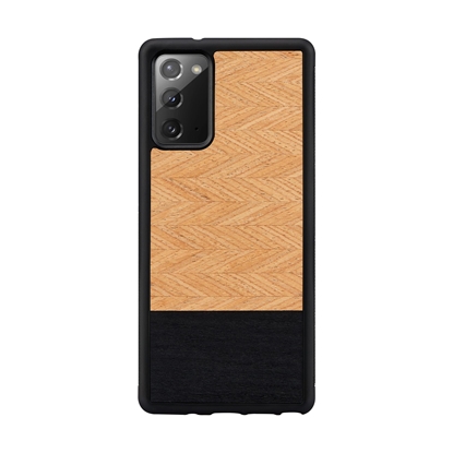 Picture of MAN&WOOD case for Galaxy Note 20 herringbone nero black