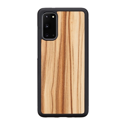 Picture of MAN&WOOD case for Galaxy S20 cappuccino black