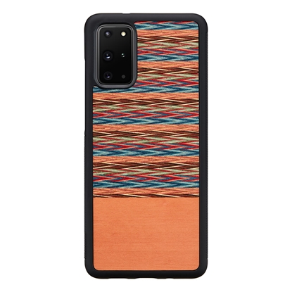 Attēls no MAN&WOOD case for Galaxy S20+ browny check black