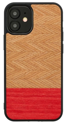 Изображение MAN&WOOD case for iPhone 12 mini herringbone azalea black