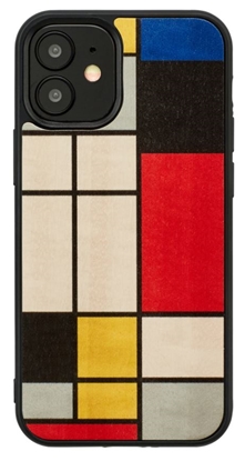 Изображение MAN&WOOD case for iPhone 12 mini mondrian wood black