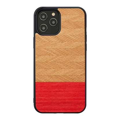 Attēls no MAN&WOOD case for iPhone 12 Pro Max herringbone azalea black