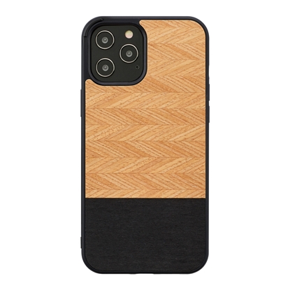 Attēls no MAN&WOOD case for iPhone 12 Pro Max herringbone nero black