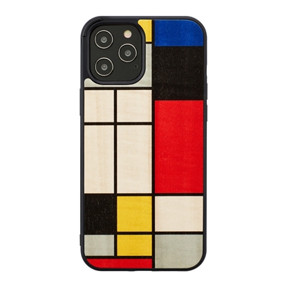 Изображение MAN&WOOD case for iPhone 12/12 Pro mondrian wood black