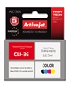 Изображение Activejet ACC-36N Ink cartridge (replacement for Canon CLI-36; Supreme; 12.5 ml; colour)