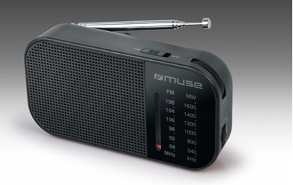 Picture of Muse | M-025 R | Portable radio | Black