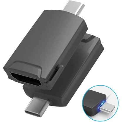 Attēls no Adapter USB Platinet USB-C - HDMI Czarny  (PMMA9856)