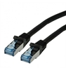 Picture of ROLINE S/FTP Patch Cord Cat.6A, Component Level, LSOH, black, 1.5 m