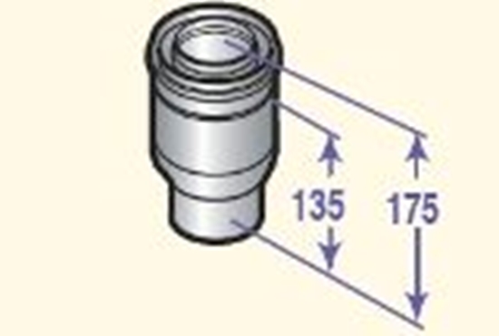 Picture of Dūmvada pāreja no 60/100 uz 80/125, DY708