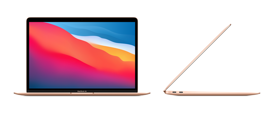 Picture of Apple | MacBook Air | Gold | 13.3 " | IPS | 2560 x 1600 | Apple M1 | 8 GB | SSD 256 GB | Apple M1 7-core GPU | Without ODD | macOS | 802.11ax | Bluetooth version 5.0 | Keyboard language Russian | Keyboard backlit | Warranty 12 month(s) | Battery warranty 