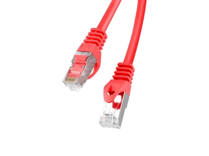 Attēls no Patchcord kat.6a 0,5M czerwony Fluke 