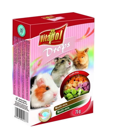 Изображение Vitapol Drops Snack 75 g Hamster