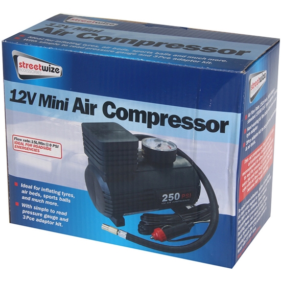 Изображение Kompresors ar manometru 12V