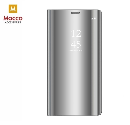 Picture of Mocco Clear View Cover Case For Samsung Galaxy A02S Silver