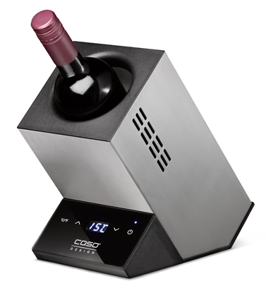 Attēls no Caso | Wine cooler for one bottle | WineCase One | Energy efficiency class Not apply | Free standing | Bottles capacity 1 | Inox