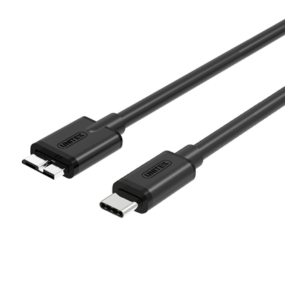 Picture of UNITEK Y-C475BK USB cable 1 m USB 3.2 Gen 1 (3.1 Gen 1) USB C Micro-USB B Black