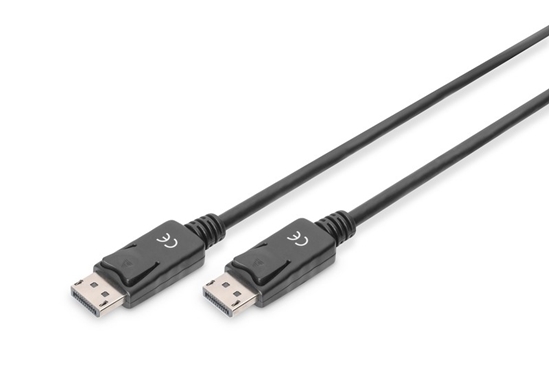 Picture of DIGITUS Display connection cable 2m locking dev. Ultra HD 4K