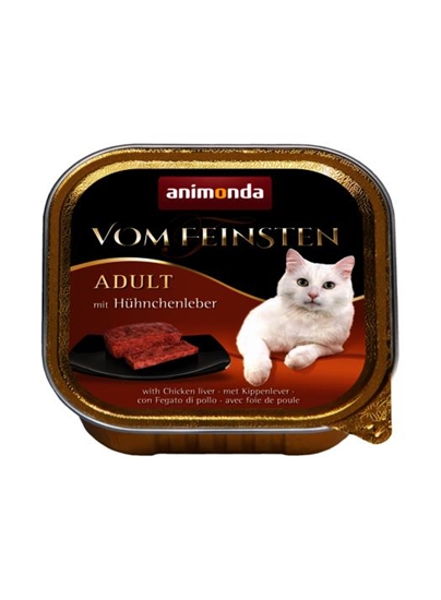 Picture of ANIMONDA Vom Feinsten Adult Chicken liver - wet cat food - 100g