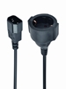 Picture of Gembird PC-SFC14M-01 power adapter IEC320 C14 -> SCHUKO (F) on a 15 cm cable