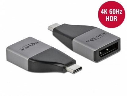 Изображение Delock USB Type-C™ Adapter to DisplayPort (DP Alt Mode) 4K 60 Hz – compact design